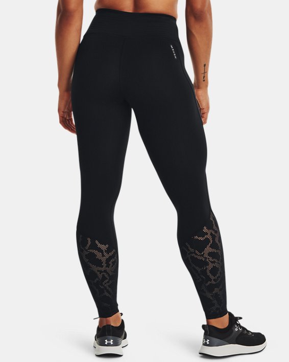 Women's UA RUSH™ HeatGear® No-Slip Waistband Full-Length Leggings, Black, pdpMainDesktop image number 2